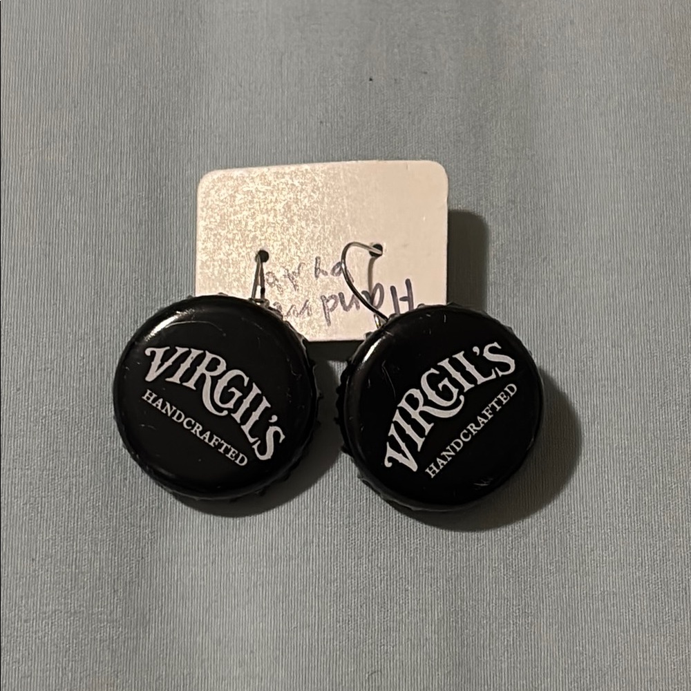 Virgil's Handcrafted Bottle Cap Earrings